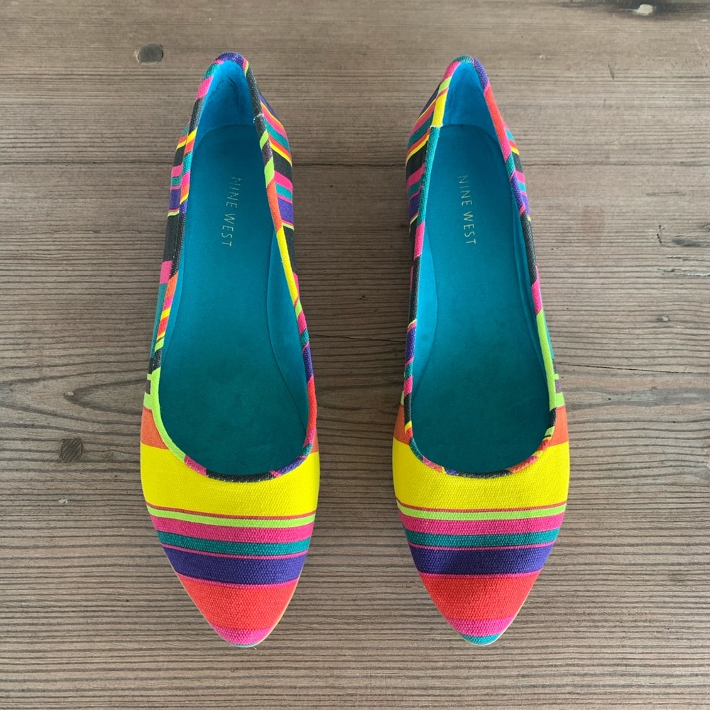 Nine West, Multicolor Flats